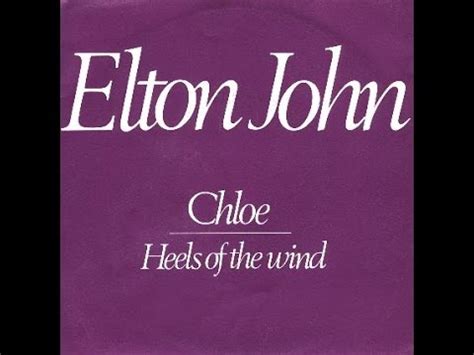 elton john chloe lyrics.